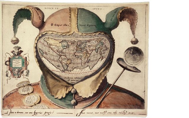 Fool’s Cap Map of the World, Bodleian Library, Oxford University