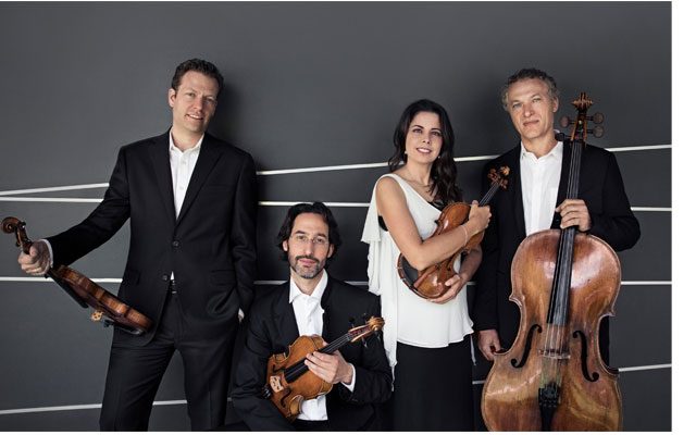 Photo of Pacifica Quartet by Lisa Marie