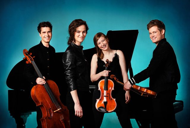 Photograph of Notos Quartet, courtesy of the artists