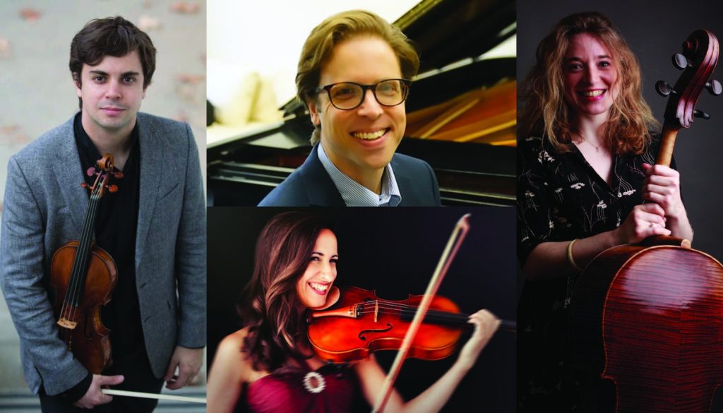 Composite photo of performers