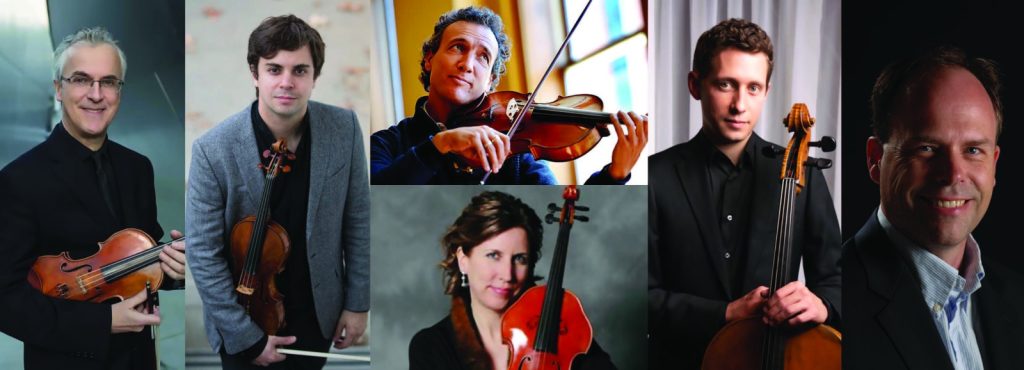 Composite photo of performers